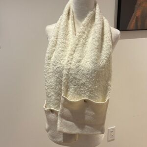 Reiss kids Becca Cream Textured Scarf